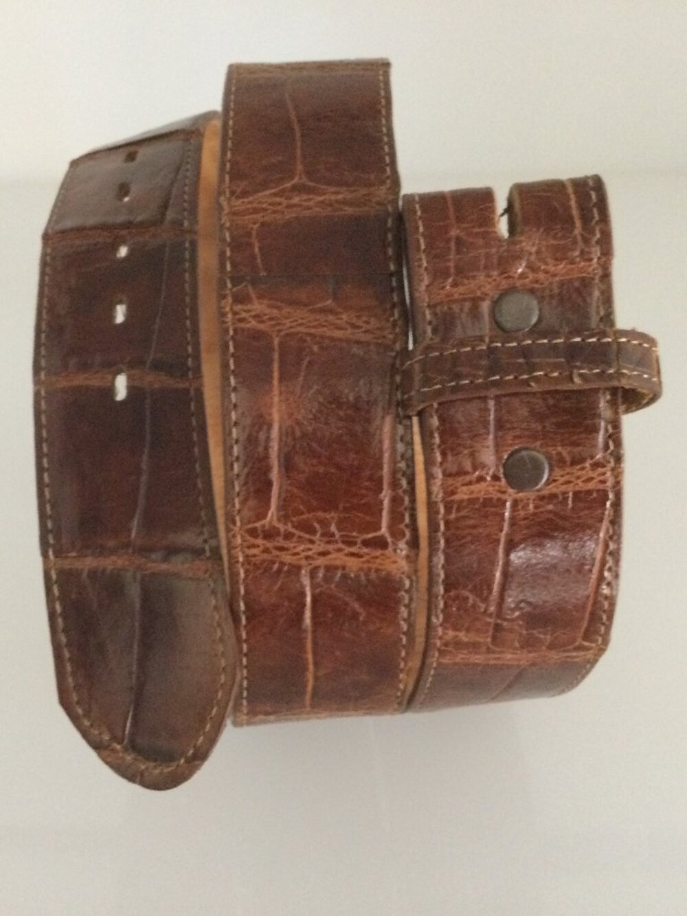 Jacob Hill Genuine Wild American Alligator Belt Size 36